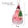 LED-Santa with Tree, RGB, battery operated