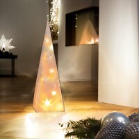 LED-Holographic Pyramid, 16 LED warm-white, Indoor Trafo