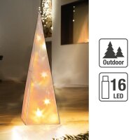 LED-Holographic Pyramid, 16 LED warm-white, Indoor Trafo