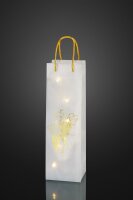 Deco Gift Bag with golden grapes, 20 warm-white LEDs,...