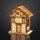 LED wooden half-timbered house 11.5 x 9.5 x 16.5