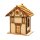 LED wooden half-timbered house 11.5 x 9.5 x 16.5