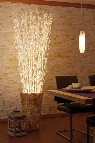 LED-Willow Branch, Height 2 m, 768  warm-white LEDs, Indoor-Transformer