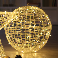 LED-Metal-Ball big, 130 warm-white LEDs, 60 cm Ø,...