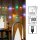 LED-Lichterkette mit Perlen, 80 LEDs multicolor, mit Timer, Außen-Transformator