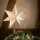 Paper Star white, with wooden base, ø 45 cm, E14, w/o bulb