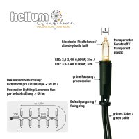 10-tlg. LED-Pisello-Lichterkette, warm-weiß, EU-Stecker