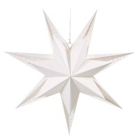 Paper Star white double layered 63 cm  Ø,...