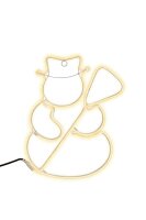 LED-Neon-Rope  "Snowman", 360 warm-white LED, Outdoor Plug