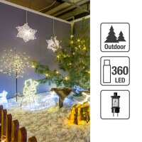 LED-Neon-Rope  "Snowman", 360 warm-white LED, Outdoor Plug