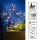 LED Weihnachtsstern außen, 90 LED, warm-weiß, 50x50cm, 2D/3D wählbar, IP 44 Transformator, 