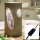 Zement-Lampe mit Gittergeflecht aus Metall, dunkelgrau,E27, ø 12,8 cm, H: 24 cm