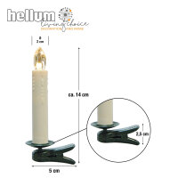 5-pcs. wireless candles, warm-white, Extension to 602630, w/o Remote Controller