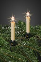 15-pcs Topcandle-Lightchain, 1 string, clear bulbs, with EU-Plug, for indoor