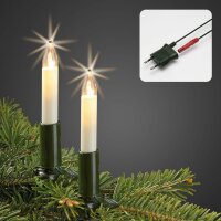 20-pcs. LED-Shaftcandle-Set, warm-white, indoor, detachable plug