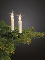 20-pcs. Topcandle Set, with drops, clear bulbs, indoor,...